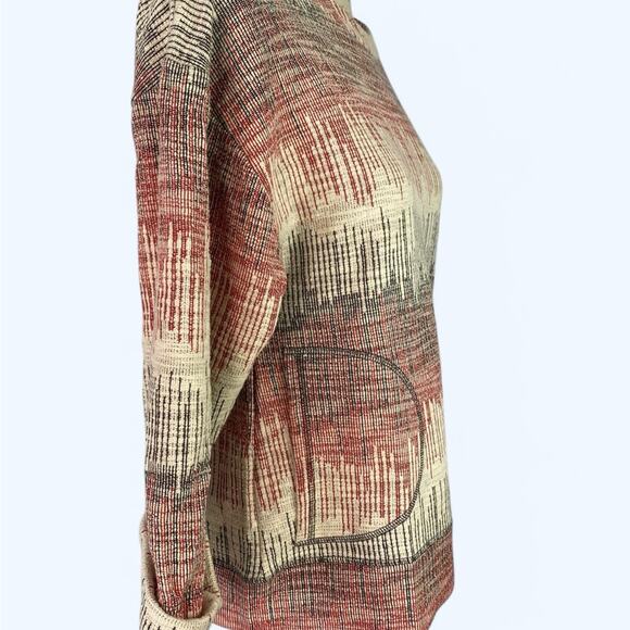 Anthropologie Postmark Soundwaves Sweater Size S NWT - Picture 7 of 13